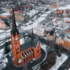 Gustav Adolf Church in Winter Home Decor Premium Quality Poster Print Choose Your Sizes - Image 4