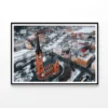 Gustav Adolf Church in Winter Home Decor Premium Quality Poster Print Choose Your Sizes - Image 3