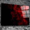 Red Ink Abstract Design Print Tempered Glass Wall Art 100% Made in Australia Ready to Hang