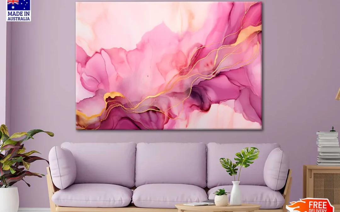 Marble Alcohol Ink Print 100% Australian Made