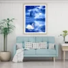 Swans on Lake Night View Home Decor Premium Quality Poster Print Choose Your Sizes