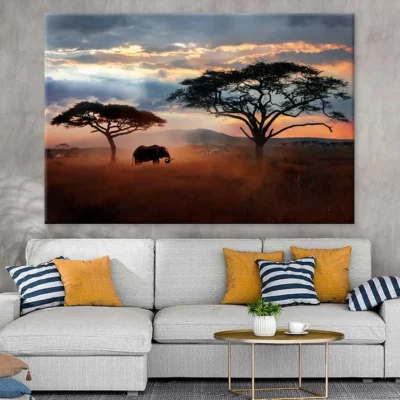 African Elephant Serengeti Park Photograph Print 100% Australian Made