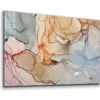Marble Effect Abstract Print Tempered Glass Wall Art 100% Made in Australia Ready to Hang - Image 4