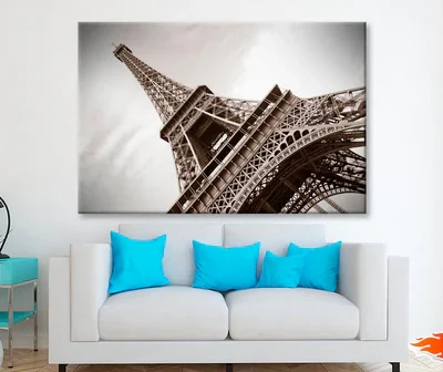 Sky Eiffel Tower, Paris View Wall Art Decor 100% Australian Made