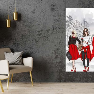 Stylish Women with Fashion Store Print 100% Australian Made