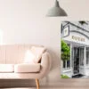 Black Fashion Store with Green Plants Print 100% Australian Made - Image 2
