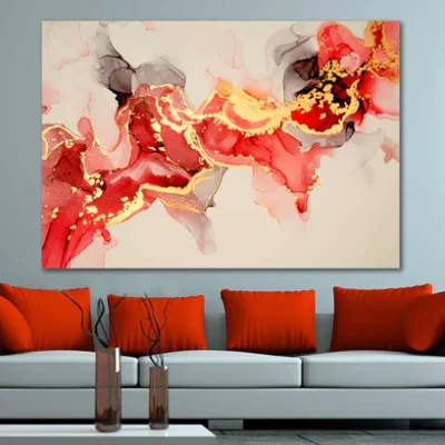 Beautiful Oriental Alcohol Ink Print 100% Australian Made