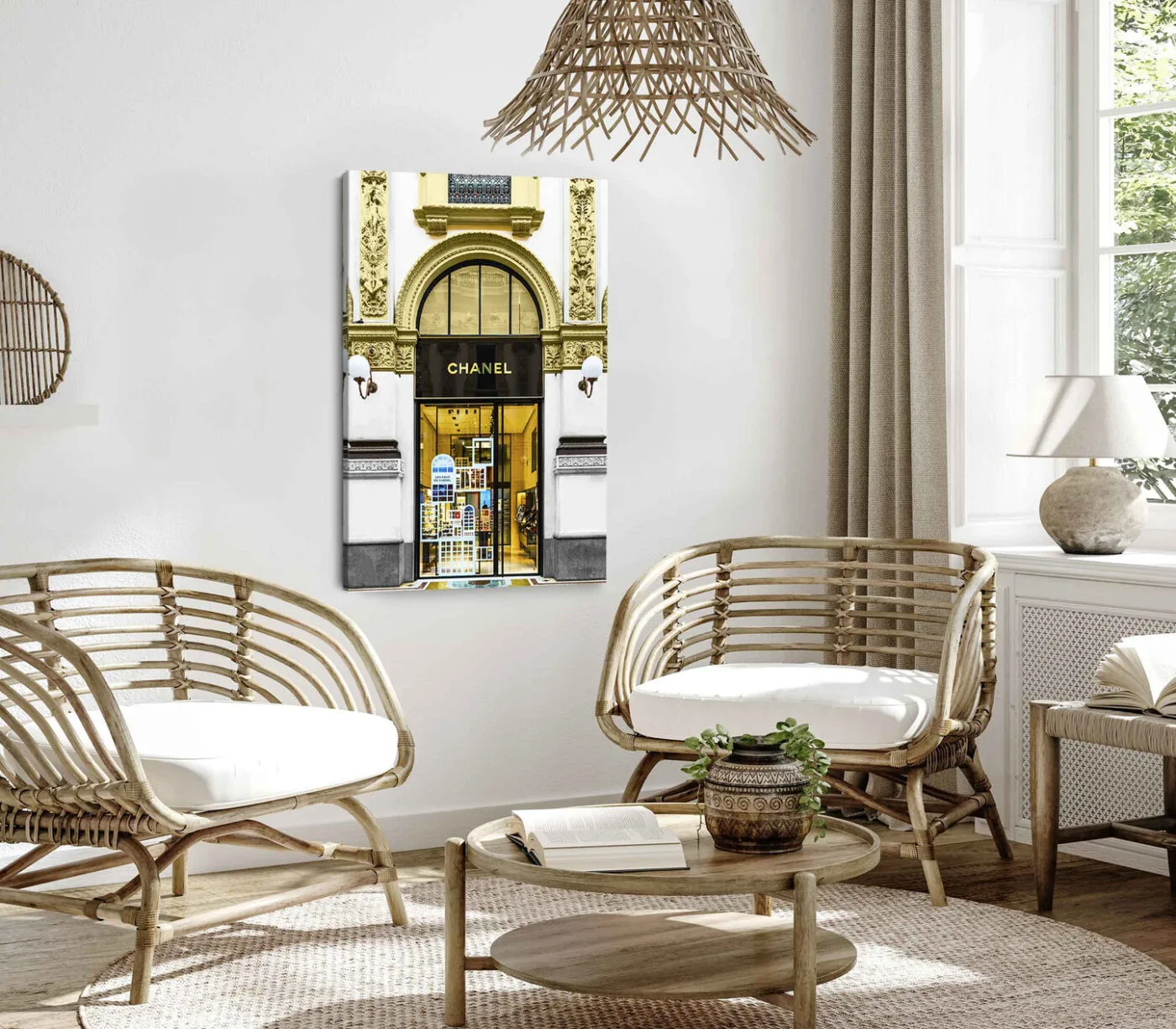 Bella Home Luxury Fashion Store Print Canvas Ready to hang - Image 2