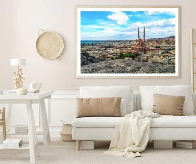 Egyptian Tourist Town & Red Sea Home Decor Premium Quality Poster Print Choose Your Sizes