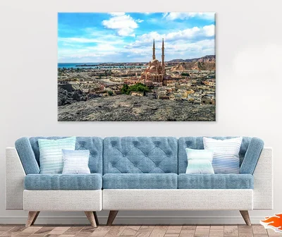 Egyptian Tourist Town & Red Sea Print 100% Australian Made