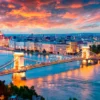 Chain Bridge in Pest City Print 100% Australian Made - Image 3