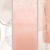 Pink & Ivory Abstract Print Set Glass Framed Wall Art, Ready to Hang Quality Print - Image 2