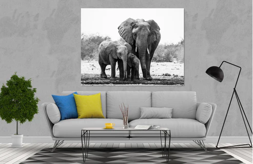 Lovely Elephant Print 100% Australian Made