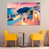 Sunset On Famous Greek Resort Print 100% Australian Made - Image 2