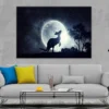 Full Moon Sky & Kangaroo View Photograph Print 100% Australian Made