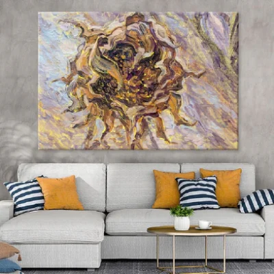 Abstract Flower Oil Painting Art Print 100% Australian Made
