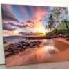 Hawaiian Sunset Wonder Acrylic Glass Print Tempered Glass Wall Art 100% Made in Australia Ready to Hang - Image 4