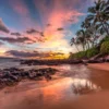 Hawaiian Sunset Wonder Acrylic Glass Print Tempered Glass Wall Art 100% Made in Australia Ready to Hang - Image 5