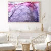 Pink Purple & Gold Line Abstract Design Home Decor Premium Quality Poster Print Choose Your Sizes - Image 2