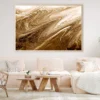 Brown Gold Fluid Abstract Design Home Decor Premium Quality Poster Print Choose Your Sizes