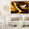 Brown Gold & Yellow Abstract Design Home Decor Premium Quality Poster Print Choose Your Sizes