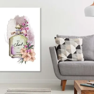 Green Peach Colored Fashion Bottle Print 100% Australian Made