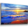 Seaside Cloudy Sky View Print Tempered Glass Wall Art 100% Made in Australia Ready to Hang - Image 4