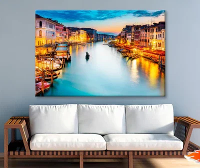 Venice, Canal Grande - Italy View Wall Art Decor 100% Australian Made