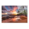 Hawaiian Sunset Wonder Acrylic Glass Print Tempered Glass Wall Art 100% Made in Australia Ready to Hang - Image 3