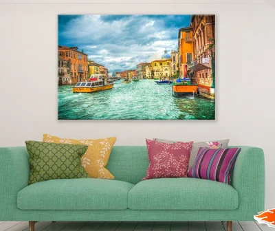 View of a Canal Grande in Venice, Italy Photograph Print 100% Australian Made
