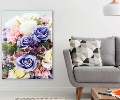 Colourful Floral Painting Print 100% Australian Made