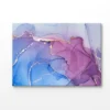 Bella Home Blue Purple & Gold Lines Abstract Print Canvas Ready to hang - Image 4
