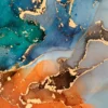 Abstract Fluid Art Painting Print 100% Australian Made - Image 3