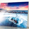 Fantastic Sunset Over the Stormy Sea Acrylic Glass Print Tempered Glass Wall Art 100% Made in Australia Ready to Hang - Image 4