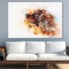 Dog Closeup Abstract Design Print 100% Australian Made