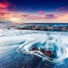 Fantastic Sunset Over the Stormy Sea Acrylic Glass Print Tempered Glass Wall Art 100% Made in Australia Ready to Hang - Image 5