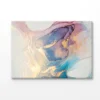 Bella Home Blue & Pink Marble Abstract Print Canvas Ready to hang - Image 2