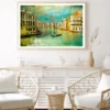 Amazing Venice - Artwork in Retro Style Home Decor Premium Quality Poster Print Choose Your Sizes