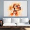 Baby Dog Closeup Abstract Design Print 100% Australian Made