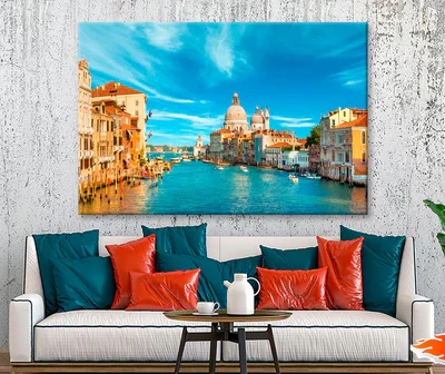 Gorgeous View of The Grand Canal, Venice, Italy Wall Art Decor 100% Australian Made