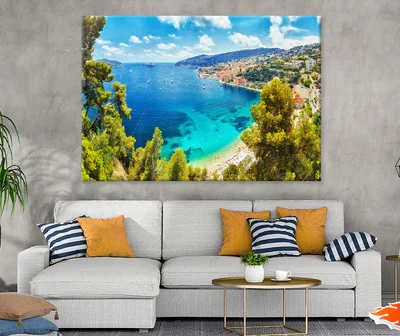 South coast of France Europe Print 100% Australian Made