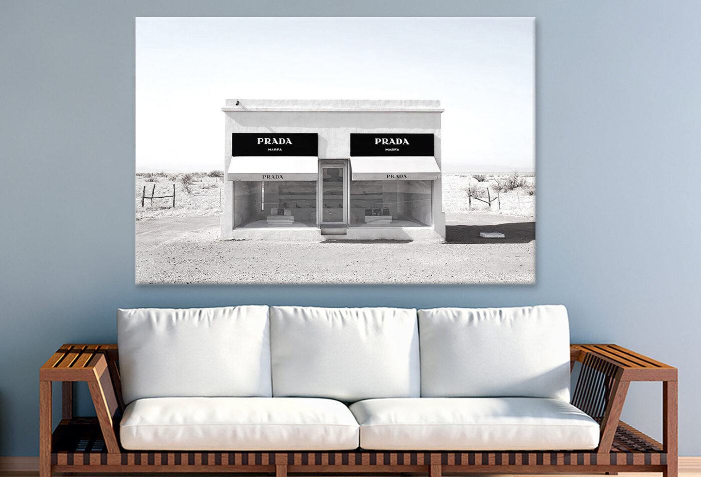 Black And White Fashion Store Print Canvas Ready to hang - Image 2