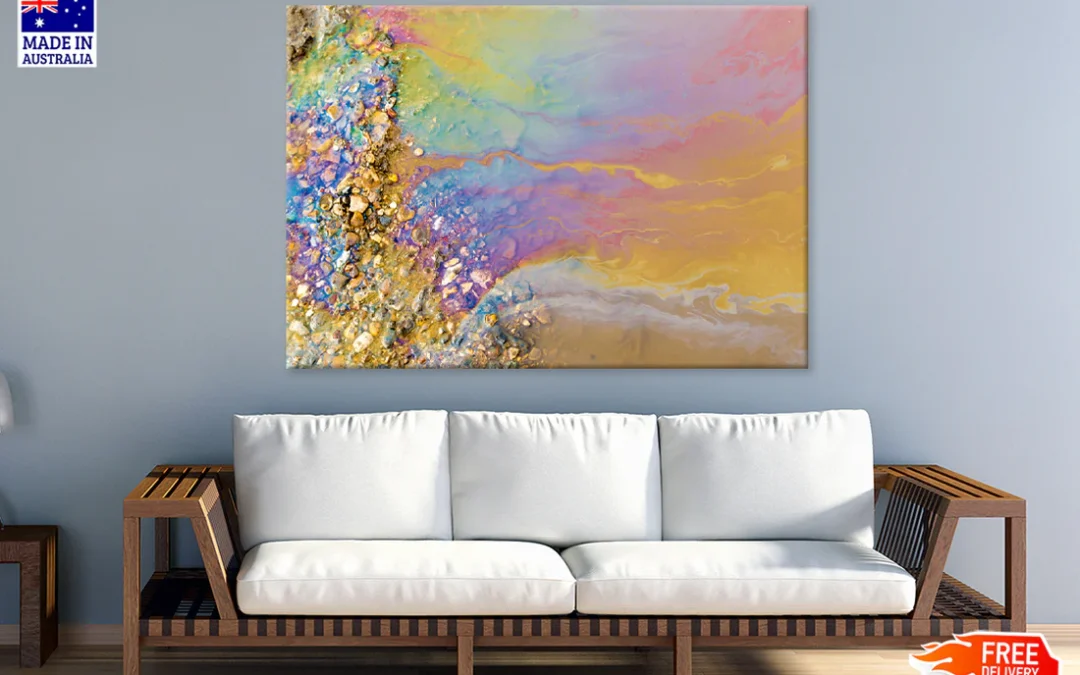 Colorful Abstract Design Print 100% Australian Made
