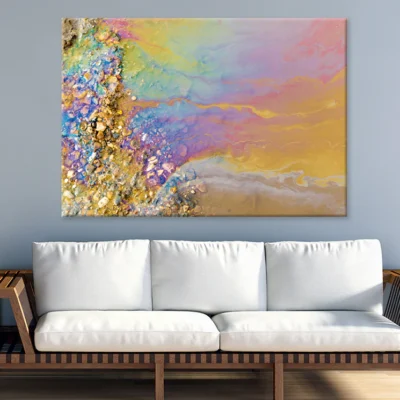 Colorful Abstract Design Print 100% Australian Made