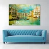 Amazing Venice - Artwork in Retro Style Acrylic Glass Print Tempered Glass Wall Art 100% Made in Australia Ready to Hang - Image 2