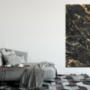 Gold & Black Abstract Design Print 100% Australian Made - Image 2