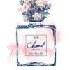 Pink Blue Colored Fashion Perfume Bottle Print 100% Australian Made - Image 3