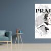 Black And White Stylish Lady Print 100% Australian Made - Image 2