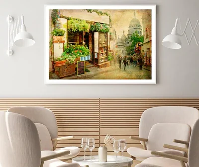 Parisian Streets - Montmartre Home Decor Premium Quality Poster Print Choose Your Sizes
