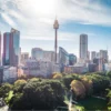 Drone View In Sydney Cityscape Print 100% Australian Made - Image 3